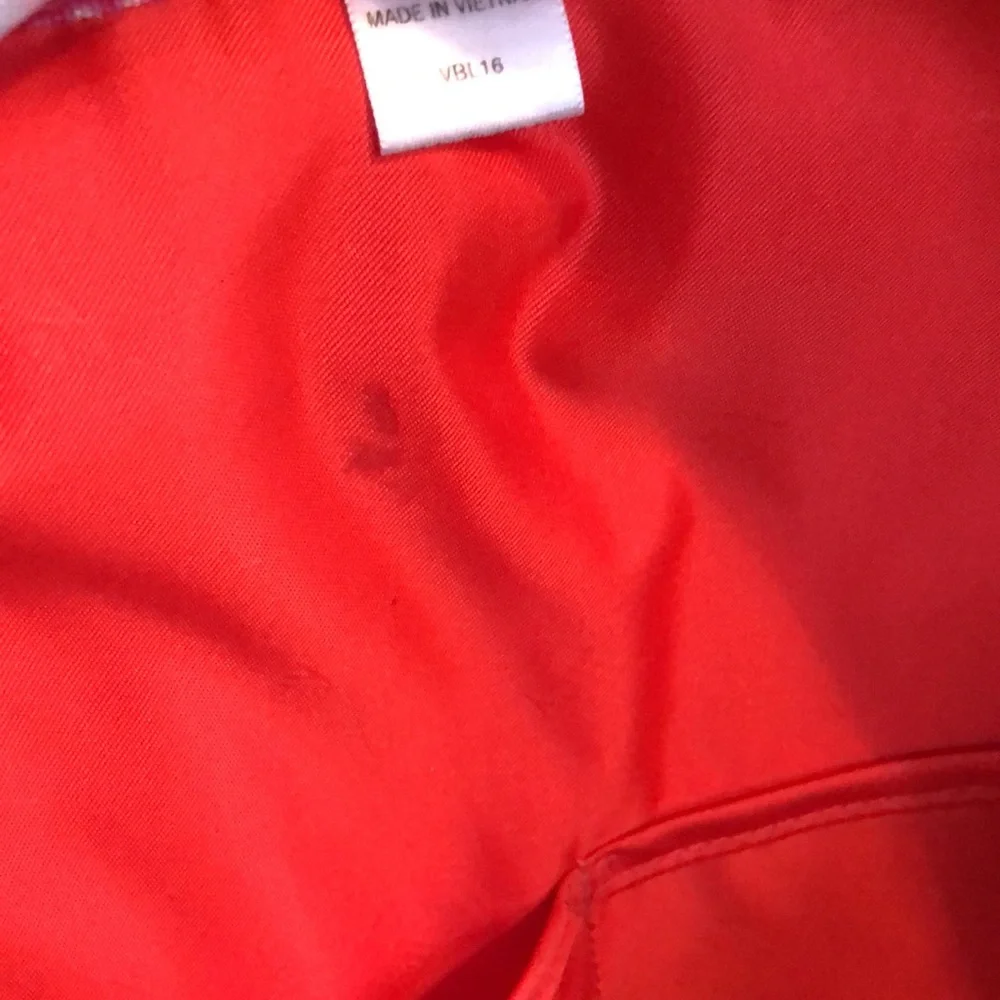 VERA BRADLEY Iconic Campus Floating Garden SZ XL triple zip canvas tropical - Picture 11 of 16